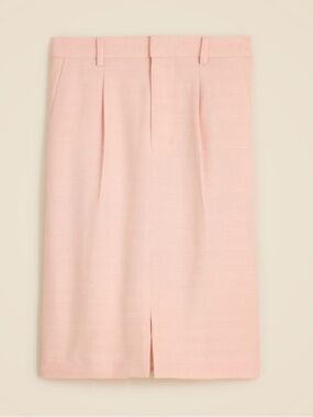 J.Crew NWT Knee-length sheath skirt Peach Petal Pink Size 10